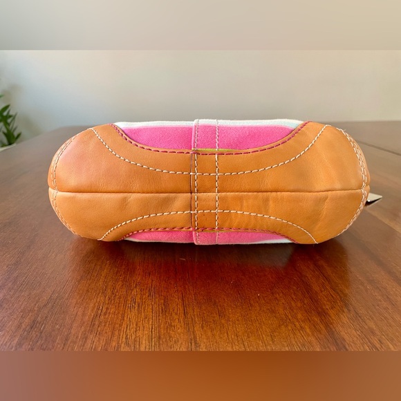 Vintage Coach Soho Pastel Striped Hobo Bag - Picture 7 of 16